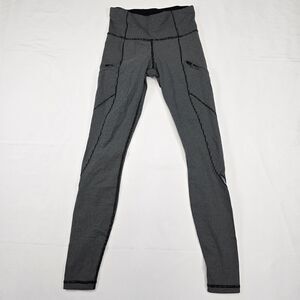 Lululemon Women's Cadence Crusher Power Luxtreme Tights Size 4 Black & White